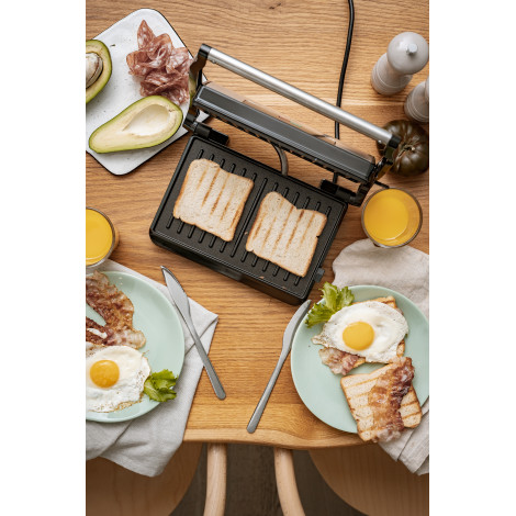 Adler Electric Grill AD 3052 Table, 1200 W, Stainless steel, Non-stick grill plates
