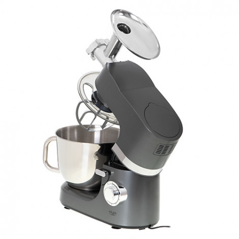 Adler Planetary Food Processor AD 4221 1200 W, Bowl capacity 7 L, Number of speeds 6, Meat mincer, Steel