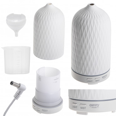 Camry Ultrasonic aroma diffuser 3in1 CR 7970 Ultrasonic, Suitable for rooms up to 25 m , White