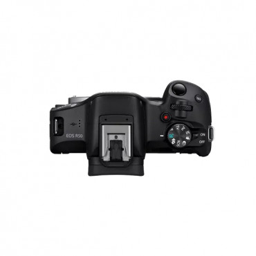 Canon EOS R50 Mirrorless Camera Body (SIP) Megapixel 24.2 MP, Image stabilizer, ISO 32000, Display diagonal 2.95 ", Wi-Fi, Video