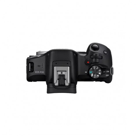 Canon EOS R50 Mirrorless Camera Body (SIP) Megapixel 24.2 MP, Image stabilizer, ISO 32000, Display diagonal 2.95 ", Wi-Fi, Video