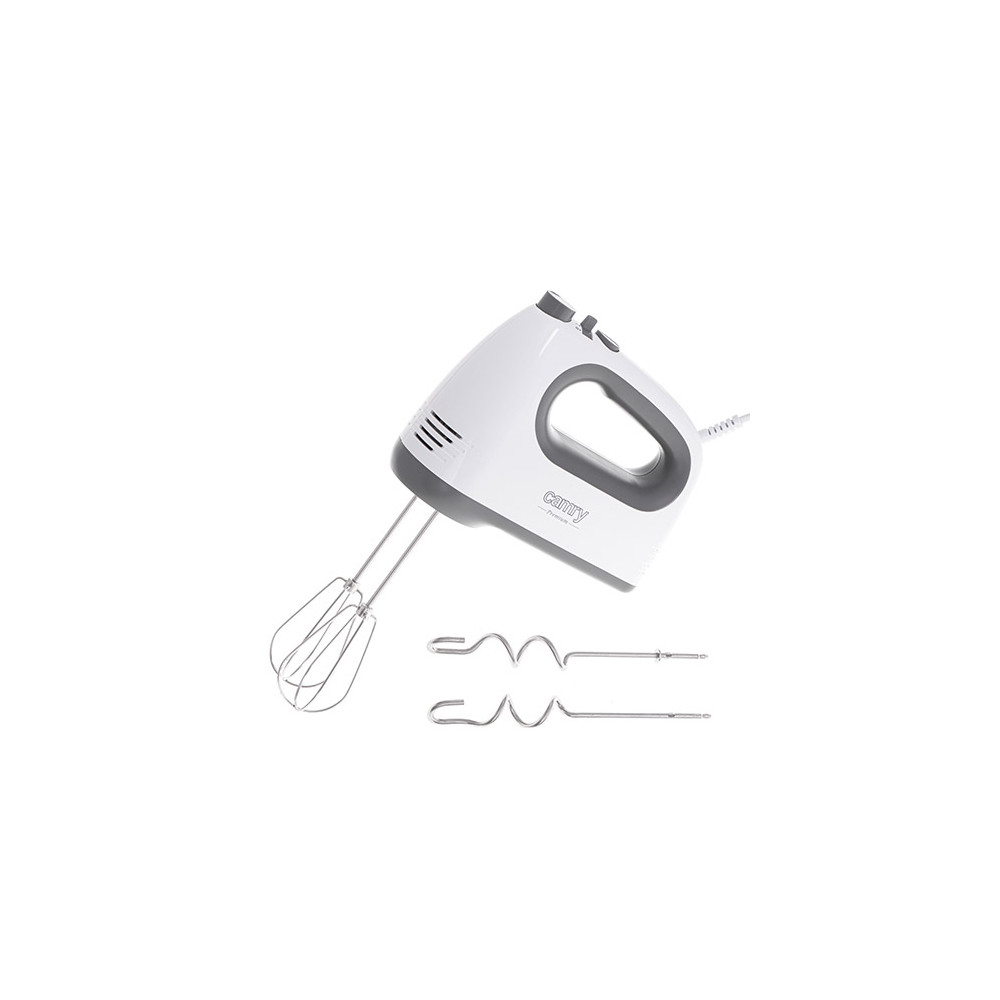 Camry Hand mixer CR 4220w Hand Mixer, 300 W, Number of speeds 5, Turbo mode, White