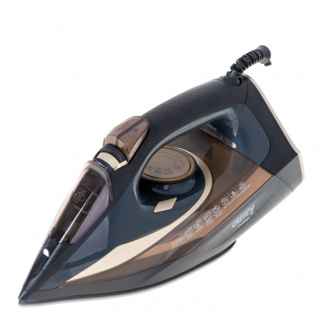 Camry Steam Iron CR 5036 3400 W, Water tank capacity 360 ml, Continuous steam 50 g/min, Black/Gold