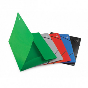Aplankas su gumelėmis Forpus Premier, A4, plastikinis, talpa 150 lapų, žalias