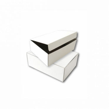 Archyvinė dėžė SMLT mikrogofro kartono, balta 120x355x255mm