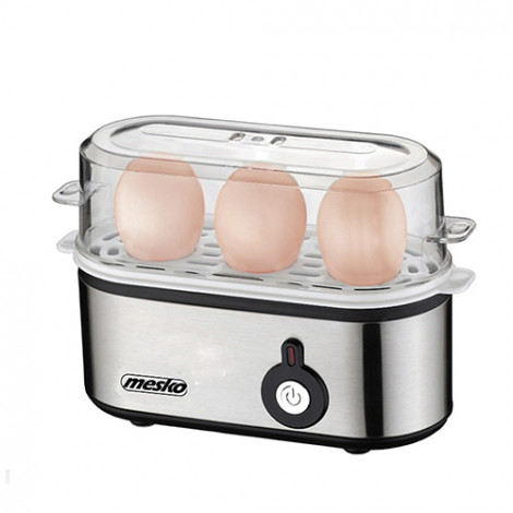 Mesko Egg boiler MS 4485 Stainless steel, 210 W, Functions For 3 eggs