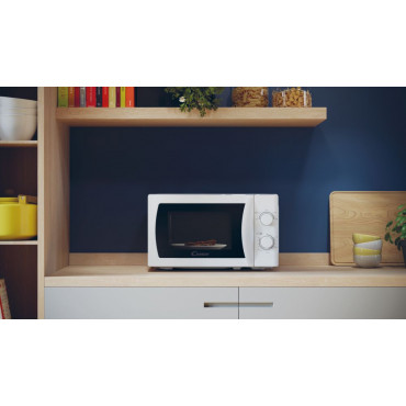 Candy Microwave Oven CMW20SMW Free standing, Height 25.82 cm, White, Width 43.95 cm