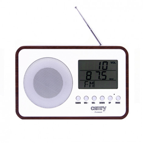 Camry Digital Radio CR 1153 White/woden, 5 W
