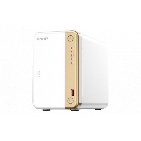 QNAP 2-Bay desktop NAS TS-262-4G N4505 2-core, Processor frequency 2.9 GHz, 4 GB, 1x HDMI 2.0 2 x M.2 2280 PCIe Gen 3 x1 1x 2.5 