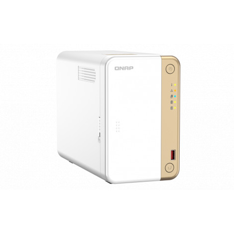 QNAP 2-Bay desktop NAS TS-262-4G N4505 2-core, Processor frequency 2.9 GHz, 4 GB, 1x HDMI 2.0 2 x M.2 2280 PCIe Gen 3 x1 1x 2.5 