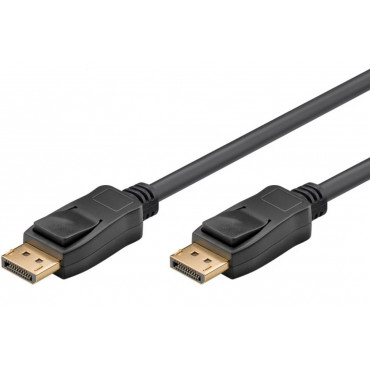 Goobay 64799 DisplayPort to DisplayPort Connector Cable, 3m, Black