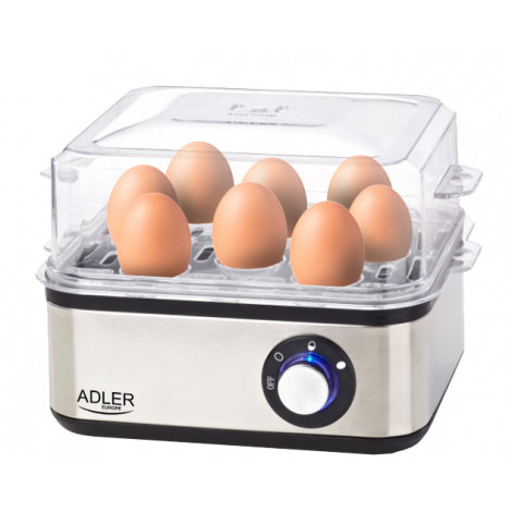 Adler Egg boiler AD 4486 Stainless steel, 800 W