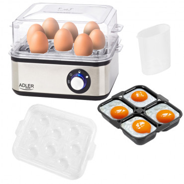 Adler Egg boiler AD 4486 Stainless steel, 800 W