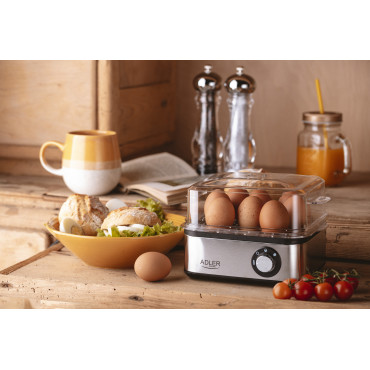 Adler Egg boiler AD 4486 Stainless steel, 800 W