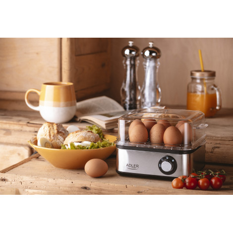 Adler Egg boiler AD 4486 Stainless steel, 800 W