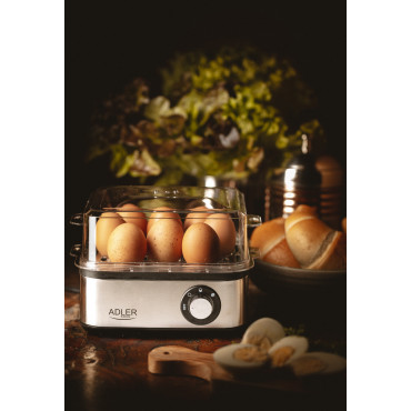 Adler Egg boiler AD 4486 Stainless steel, 800 W