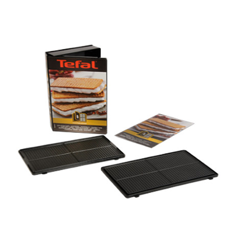 TEFAL XA800512 Wafer plates for SW852 Sandwich maker, Black