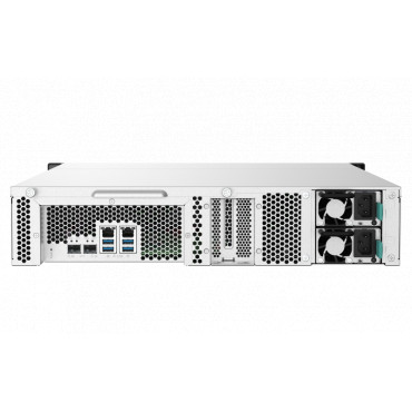 QNAP 8-Bay NAS TS-832PXU-RP-4G Up to 8 HDD Hot-swap, AL324 ARM Cortex-A57 Quad-Core, Processor frequency 1.7 GHz, 4 GB, DDR4, 2x