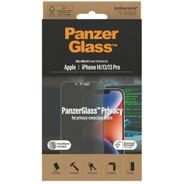 PanzerGlass Screen Protector iPhone 2023 6.1 Pro | Ultra-Wide Fit w. EasyAligner