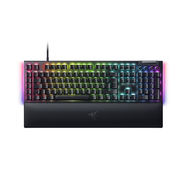 Razer BlackWidow V4 Mechanical Gaming Keyboard, Green Switch, Nordic Layout, Wired, Black