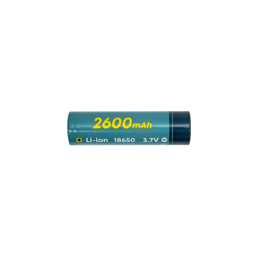 Akumuliatorius 18650, 3.7V, 1C, 2600mAh