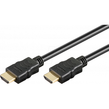 Goobay 60613 High Speed HDMI Cable with Ethernet, Gold-plated, 5m