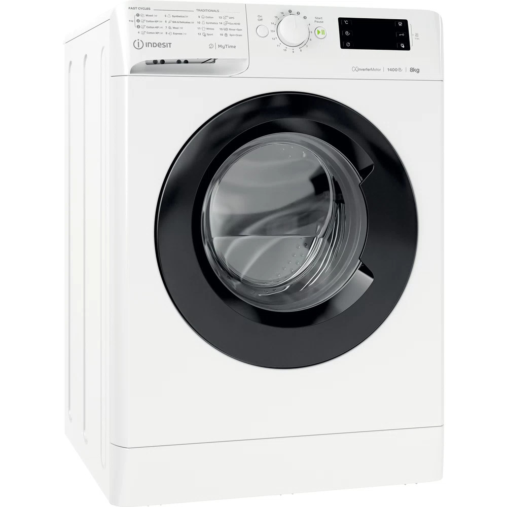 INDESIT Washing Machine MTWE 81495 WK EE Energy efficiency class B, Front loading, Washing capacity 8 kg, 1400 RPM, Depth 60.5 c