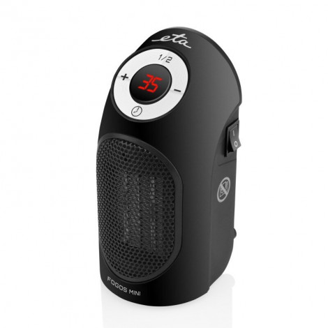 ETA Heater ETA162390000 Fogos mini Fan heater, 400 W, Suitable for rooms up to 8 m , Black