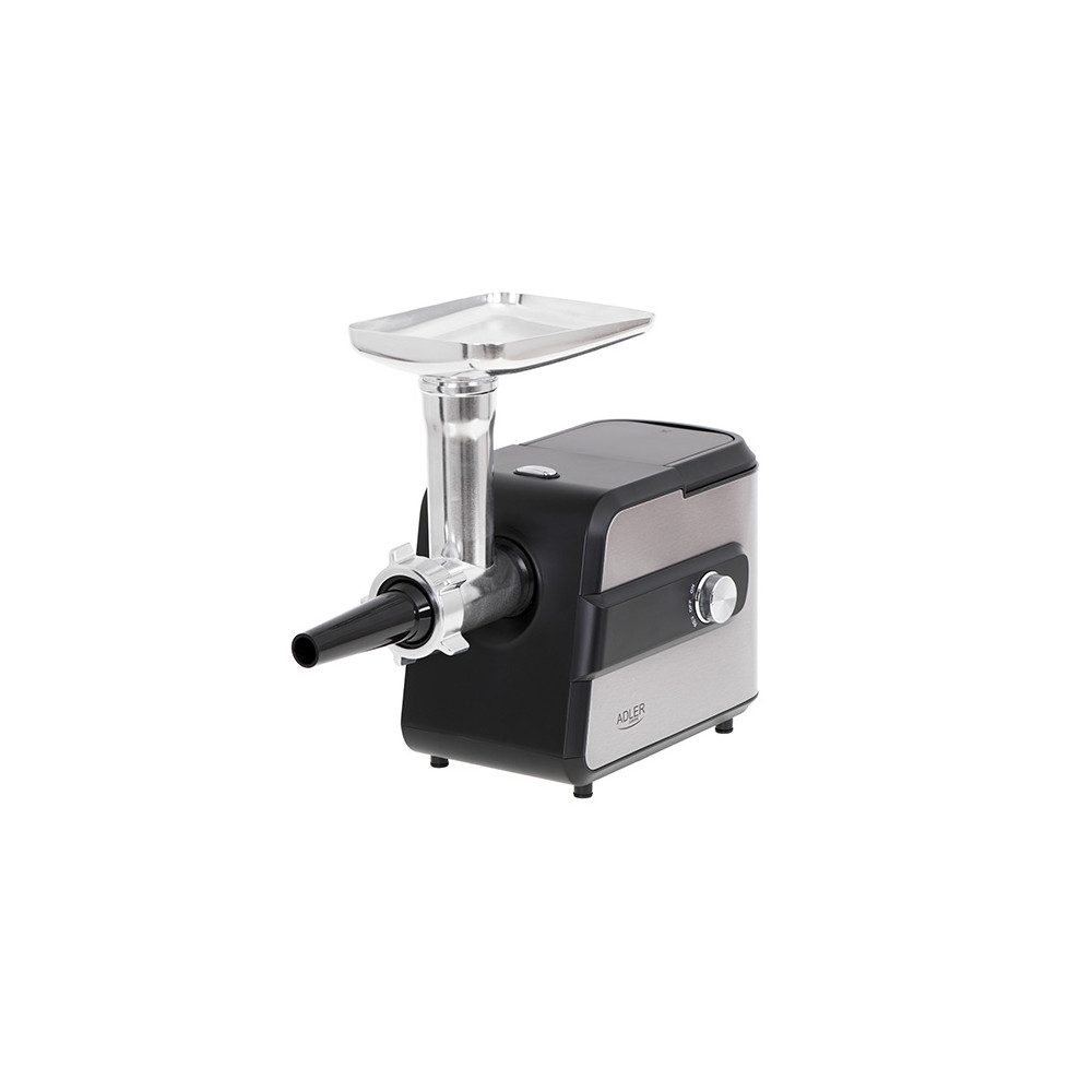 Adler Meat mincer with a shredder AD 4813 Silver/Black, 600 W, Number of speeds 2, Throughput (kg/min) 1