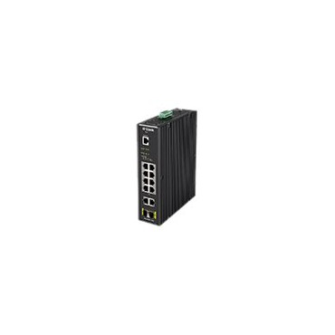 D-LINK DIS-200G-12PS L2 Managed Industrial Switch with 10 10/100/1000Base-T and 2 1000Base-X SFP ports D-Link Switch DIS-200G-12