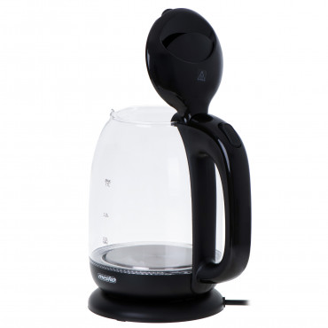 Mesko Kettle MS 1302b Electric 2200 W 1.7 L Glass 360 rotational base Black