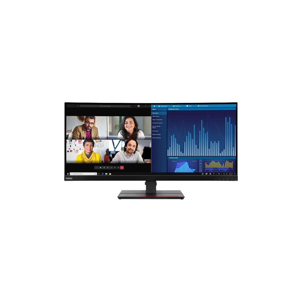 Lenovo ThinkVision P34w-20 34.14 " IPS 21:9 4 ms 300 cd/m Black 60 Hz HDMI ports quantity 2