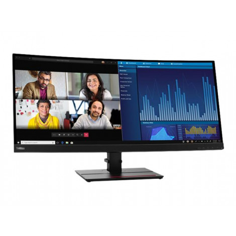 Lenovo ThinkVision P34w-20 34.14 " IPS 21:9 4 ms 300 cd/m Black 60 Hz HDMI ports quantity 2