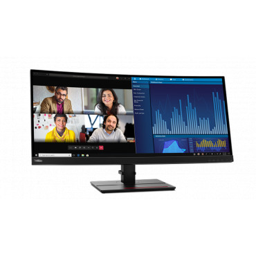 Lenovo ThinkVision P34w-20 34.14 " IPS 21:9 4 ms 300 cd/m Black 60 Hz HDMI ports quantity 2