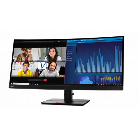 Lenovo ThinkVision P34w-20 34.14 " IPS 21:9 4 ms 300 cd/m Black 60 Hz HDMI ports quantity 2