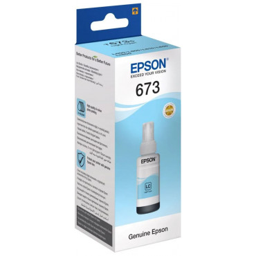 EPSON T6735 LIGHT CYAN INK...