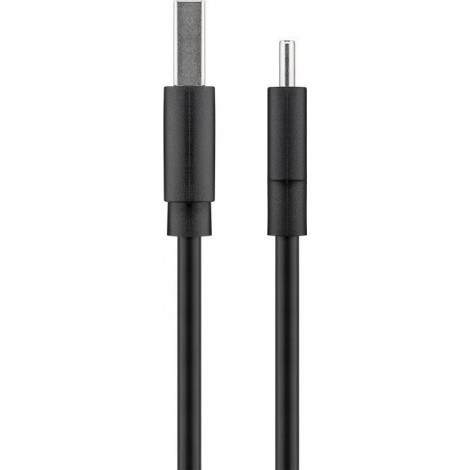 Goobay 59122 USB 2.0 cable (USB-C to USB A), black Goobay