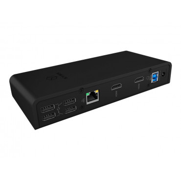 Icy Box IB-DK2251AC USB 3.2 Gen 1 Notebook DockingStation, DisplayLink, 2x HDMI up to 2K@60 Hz Raidsonic