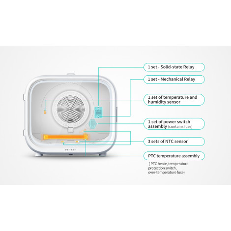 Petkit AirSalon Max Smart Pet Dryer, White PETKIT