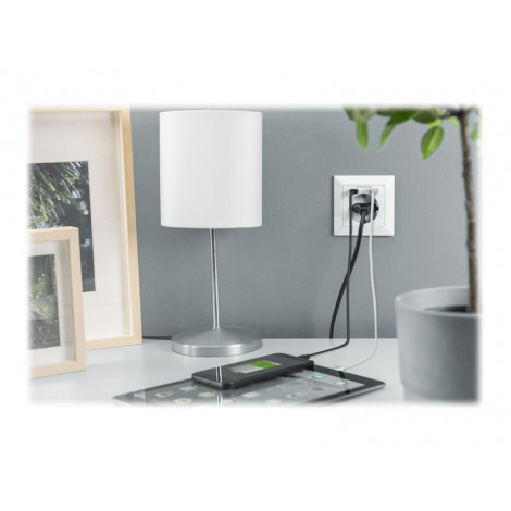 DIGITUS Safety Plug for Flush Mounting with 1 x USB Type-C, 1 x USB A Digitus