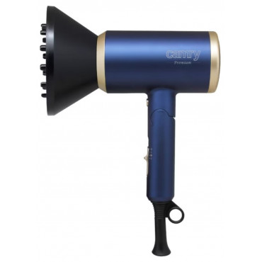 Camry CR 2268 Hair dryer, 1800W ION, Diffuser, Blue/Gold Camry