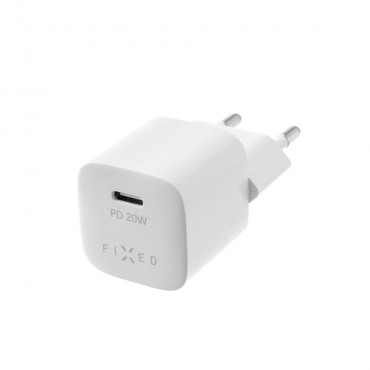 Fixed Mini Travel Charger USB-C/USB-C Cable