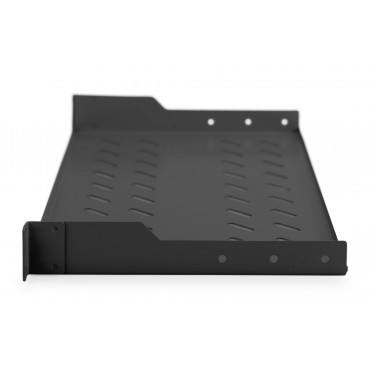 Digitus Fixed Shelf for Racks DN-19 TRAY-1-SW Black The shelves for fixed mounting can be installed easy on the two front 483 mm