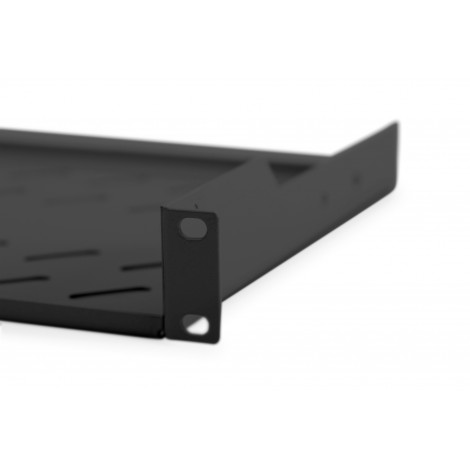 Digitus Fixed Shelf for Racks DN-19 TRAY-1-SW Black The shelves for fixed mounting can be installed easy on the two front 483 mm