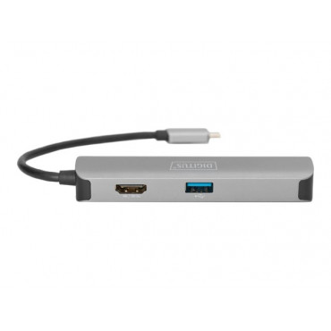 Digitus USB-C Dock DA-70891 Dock USB 3.0 (3.1 Gen 1) ports quantity 2 HDMI ports quantity 1