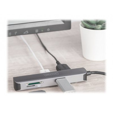 Digitus USB-C Dock DA-70891 Dock USB 3.0 (3.1 Gen 1) ports quantity 2 HDMI ports quantity 1