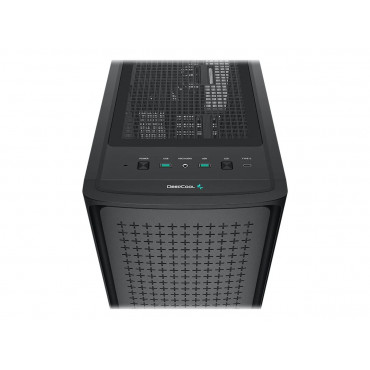 Deepcool MID TOWER CASE CK560 Side window Black Mid-Tower Power supply included No