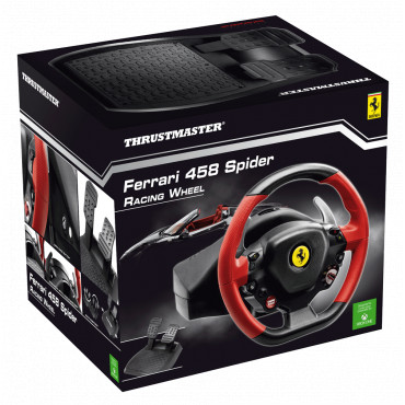 Thrustmaster Steering Wheel Ferrari 458 Spider Racing Wheel Black/Red