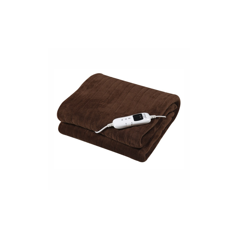 Gallet Electric blanket GALCCH130 Number of heating levels 9 Number of persons 1 Washable Remote control Microfleece 120 W Brown