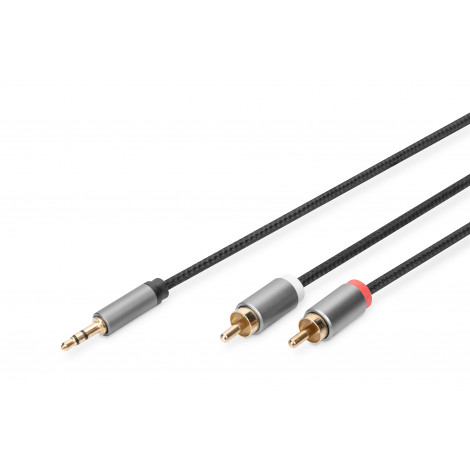 Digitus 3.5mm stereo 2x RCA plug